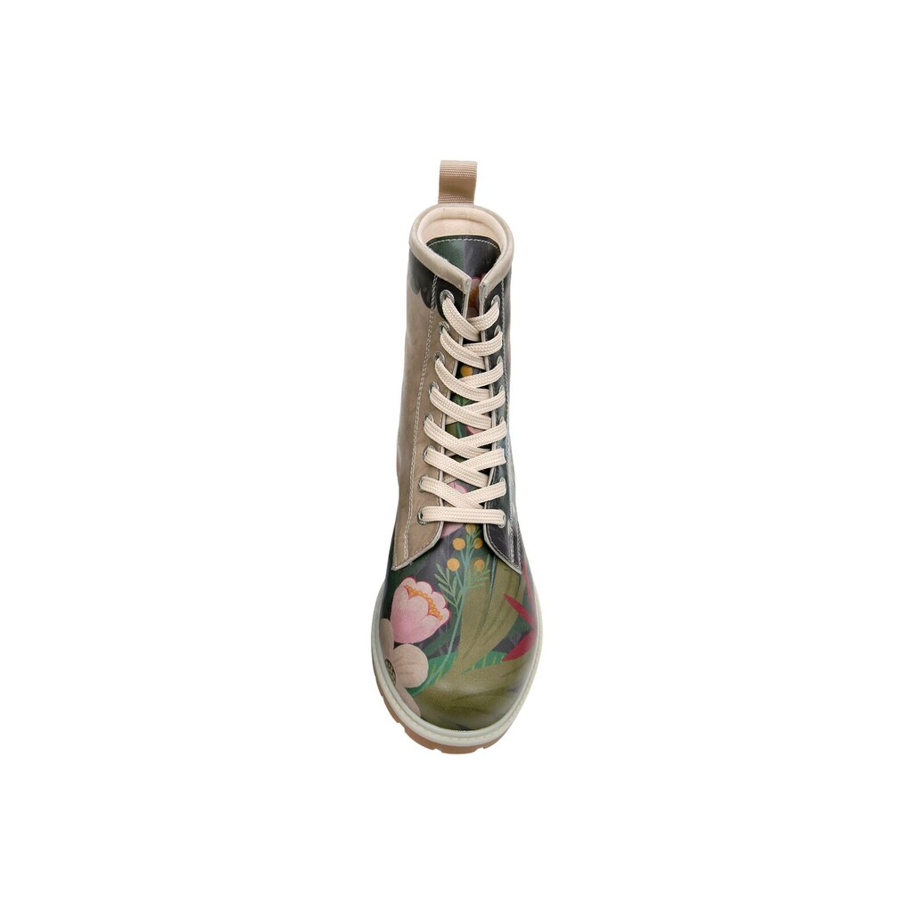 DOGO Schnürboots »Damen Boots Bear And Flowers Vegan Damen Boots / Female« Vegan Online Bestellen