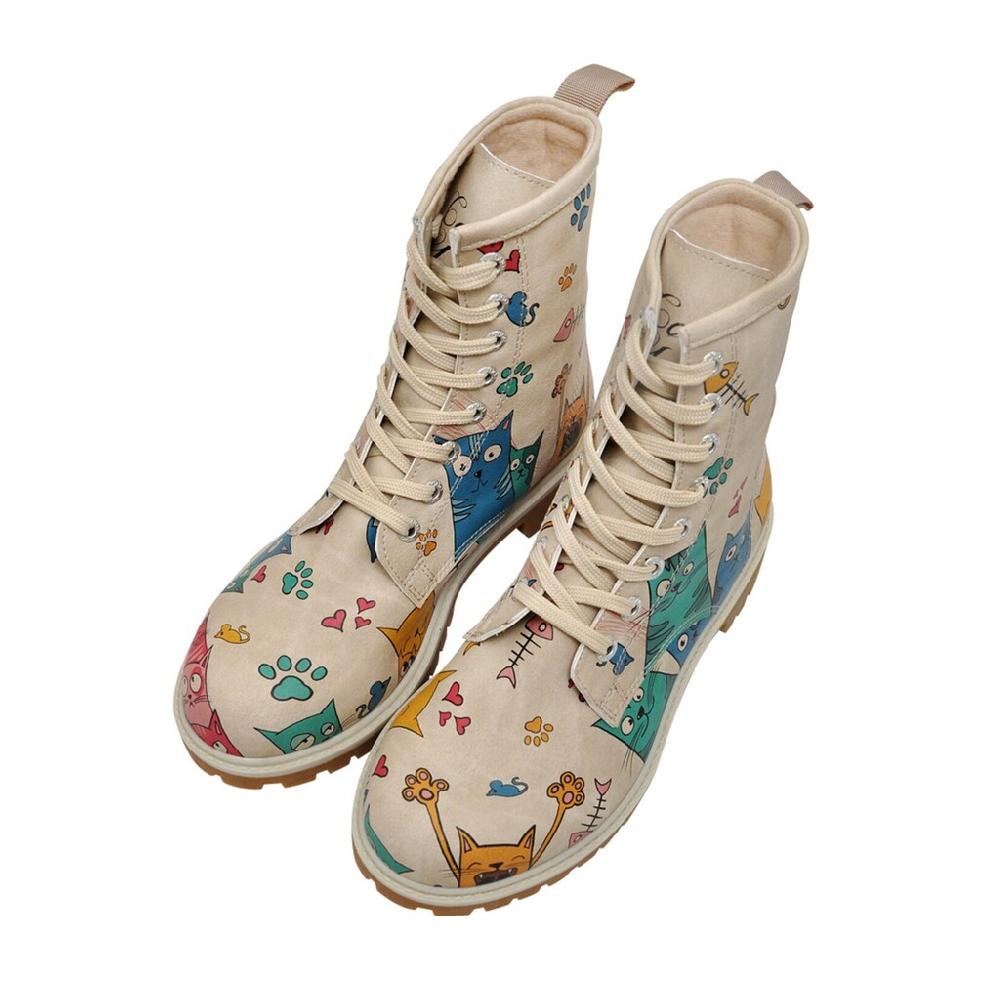 DOGO Schnürboots »Damen Boots Cat Lovers Vegan Damen Boots / Female« Vegan online bestellen