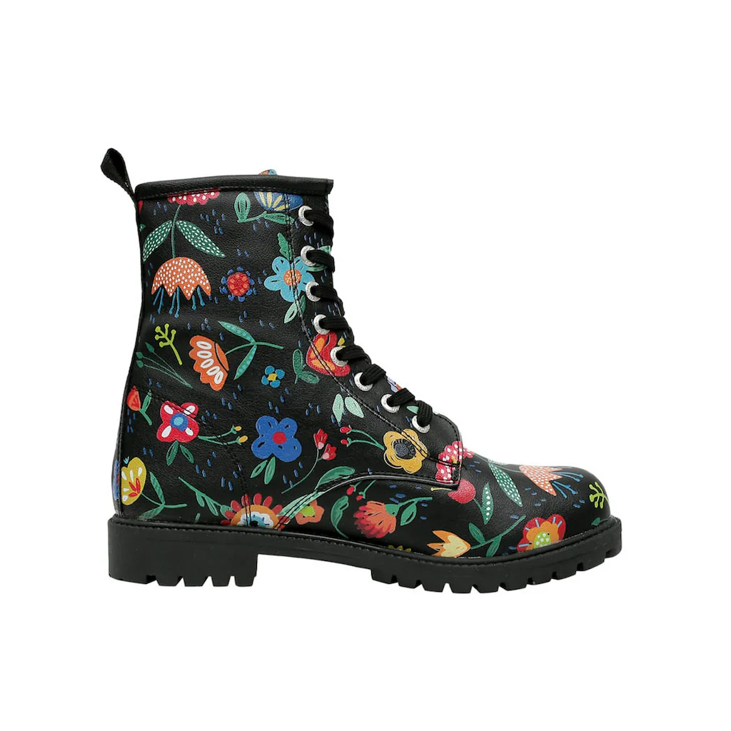 DOGO Schnürboots »Damen Boots Flower & Birds Vegan Damen Boots / Female« Vegan Bestellen