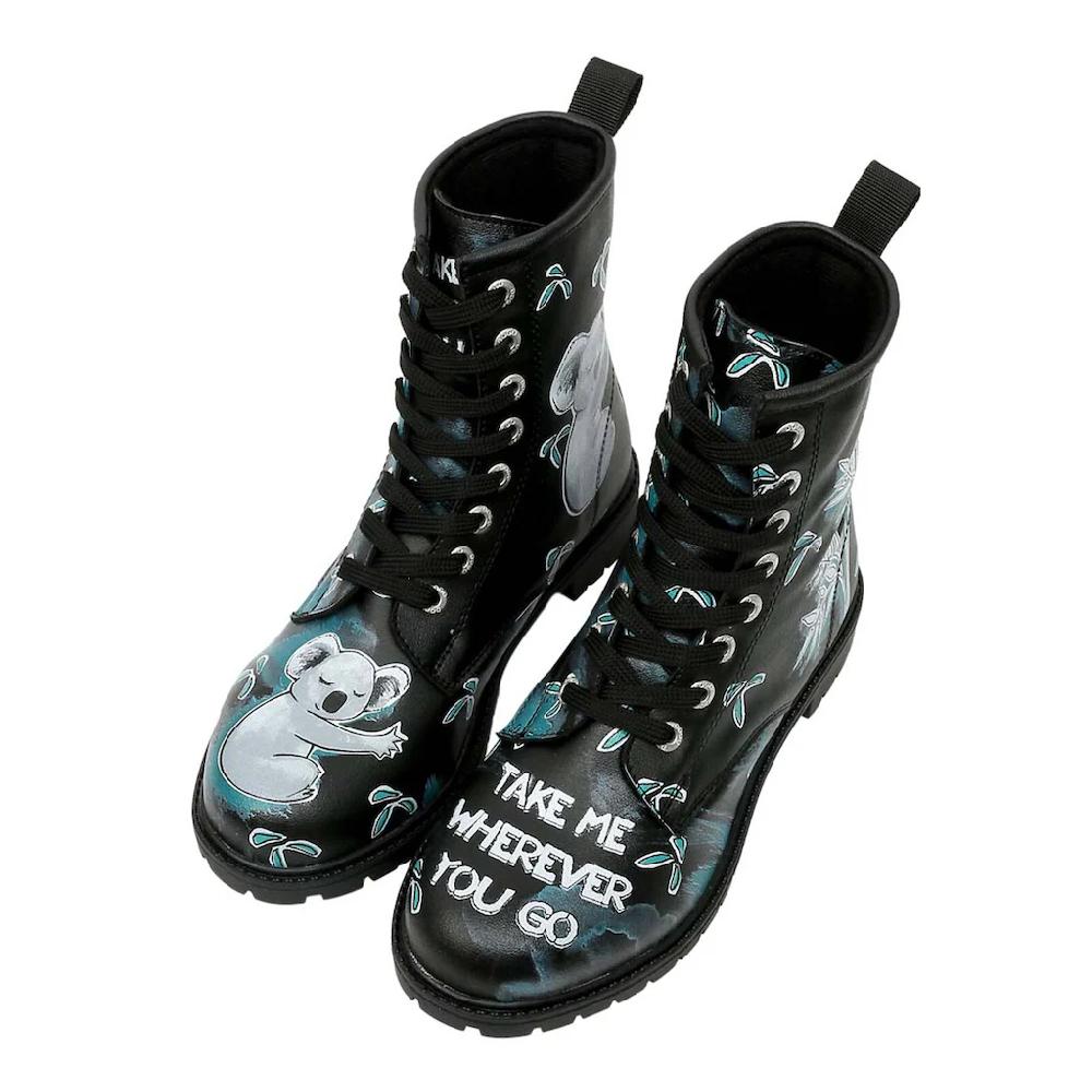 DOGO Schnürboots »Damen Boots Koala Hug Vegan Damen Boots / Female« Vegan ▷ für