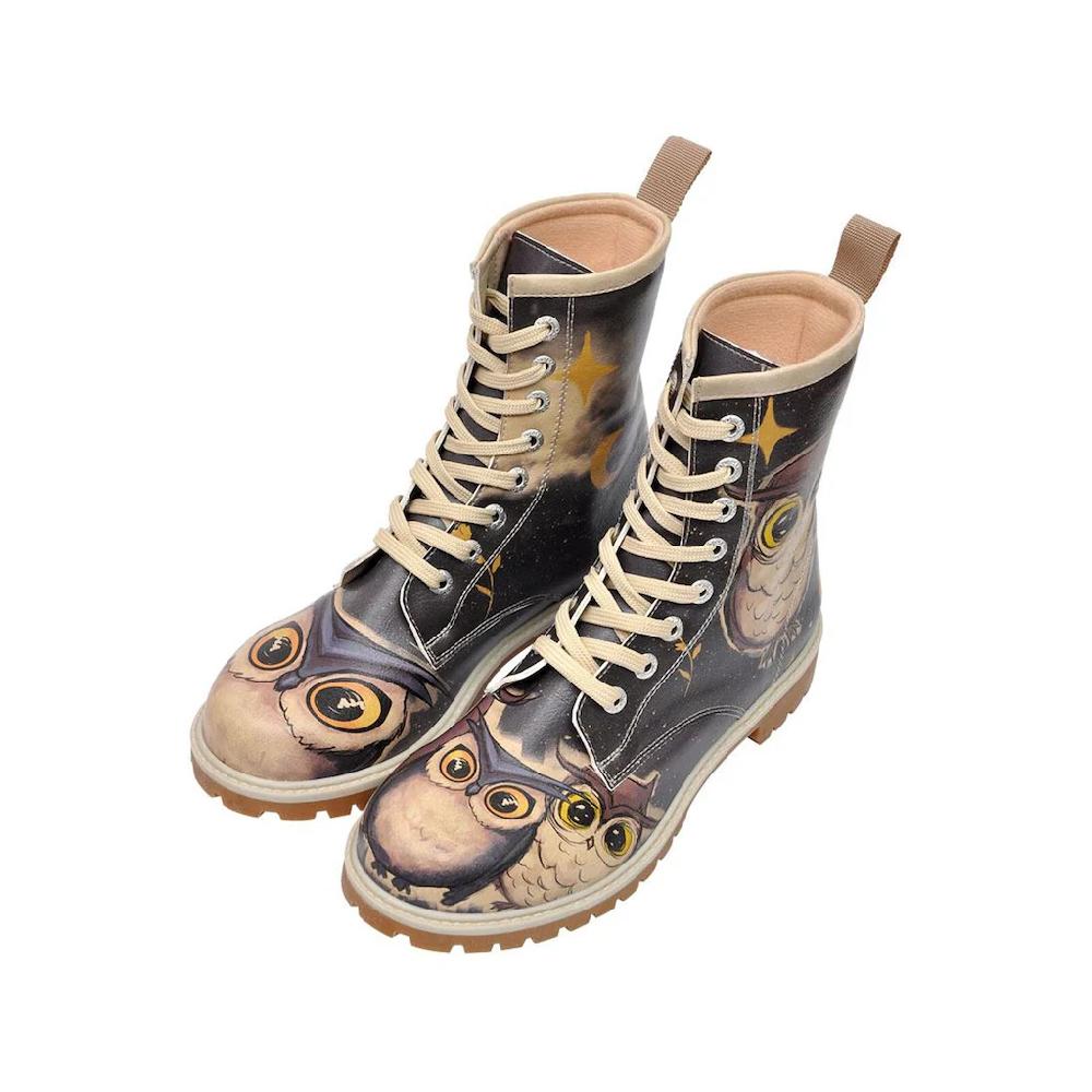 DOGO Schnürboots »Damen Boots Owls Family Vegan Damen Boots / Female« Vegan Kaufen