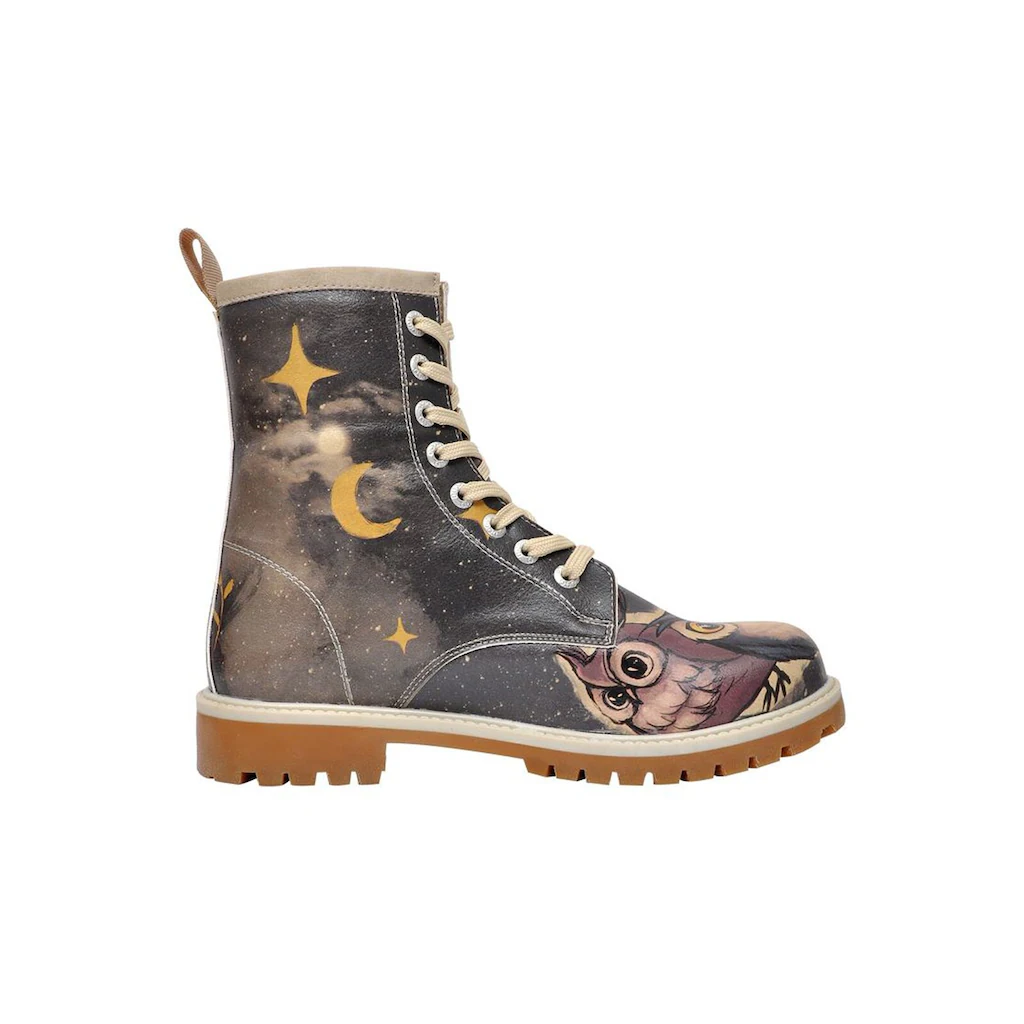 DOGO Schnürboots »Damen Boots Owls Family Vegan Damen Boots / Female« Vegan Kaufen