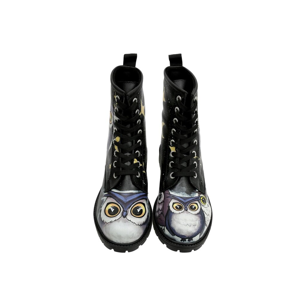 DOGO Schnürboots »Damen Boots Owls Family Vegan Damen Boots / Female« Vegan Online Kaufen