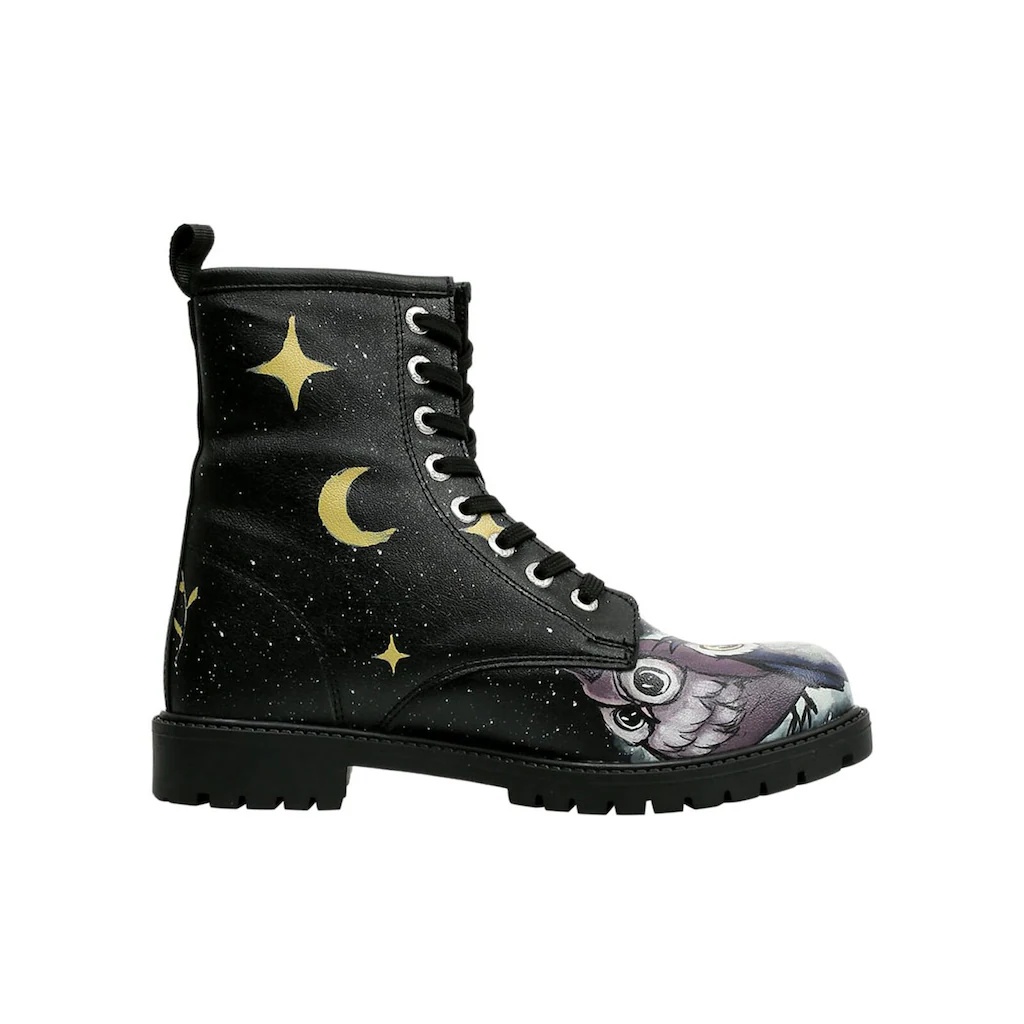 DOGO Schnürboots »Damen Boots Owls Family Vegan Damen Boots / Female« Vegan Online Kaufen