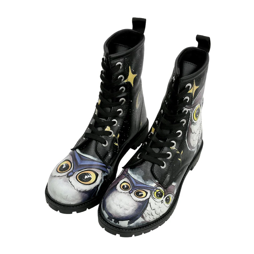 DOGO Schnürboots »Damen Boots Owls Family Vegan Damen Boots / Female« Vegan online kaufen