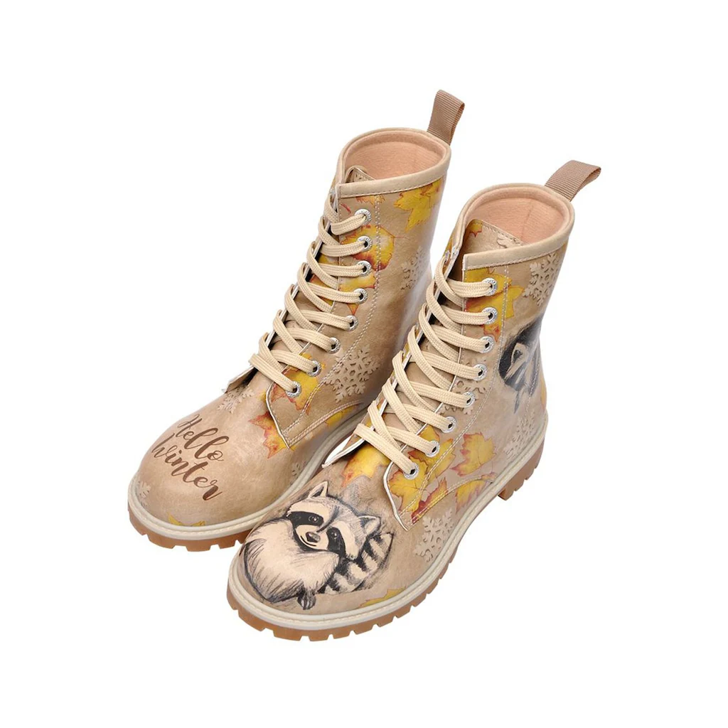 DOGO Schnürboots »Damen Boots Raccoon Vegan Damen Boots / Female« Vegan Kaufen