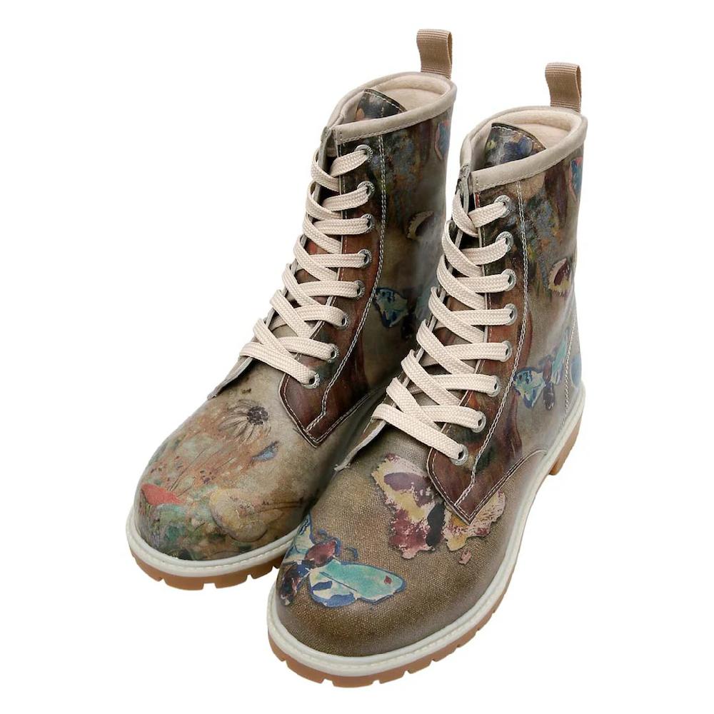 DOGO Schnürboots »Damen Boots Still Life Butterflies Vegan Damen Boots / Female« Vegan Online Bestellen