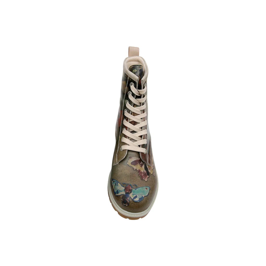 DOGO Schnürboots »Damen Boots Still Life Butterflies Vegan Damen Boots / Female« Vegan Online Bestellen