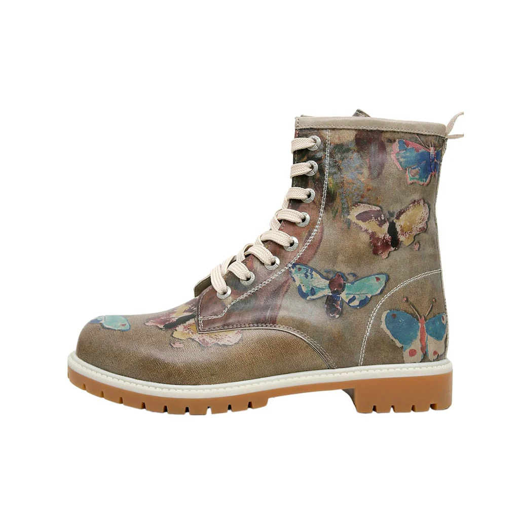 DOGO Schnürboots »Damen Boots Still Life Butterflies Vegan Damen Boots / Female« Vegan online bestellen