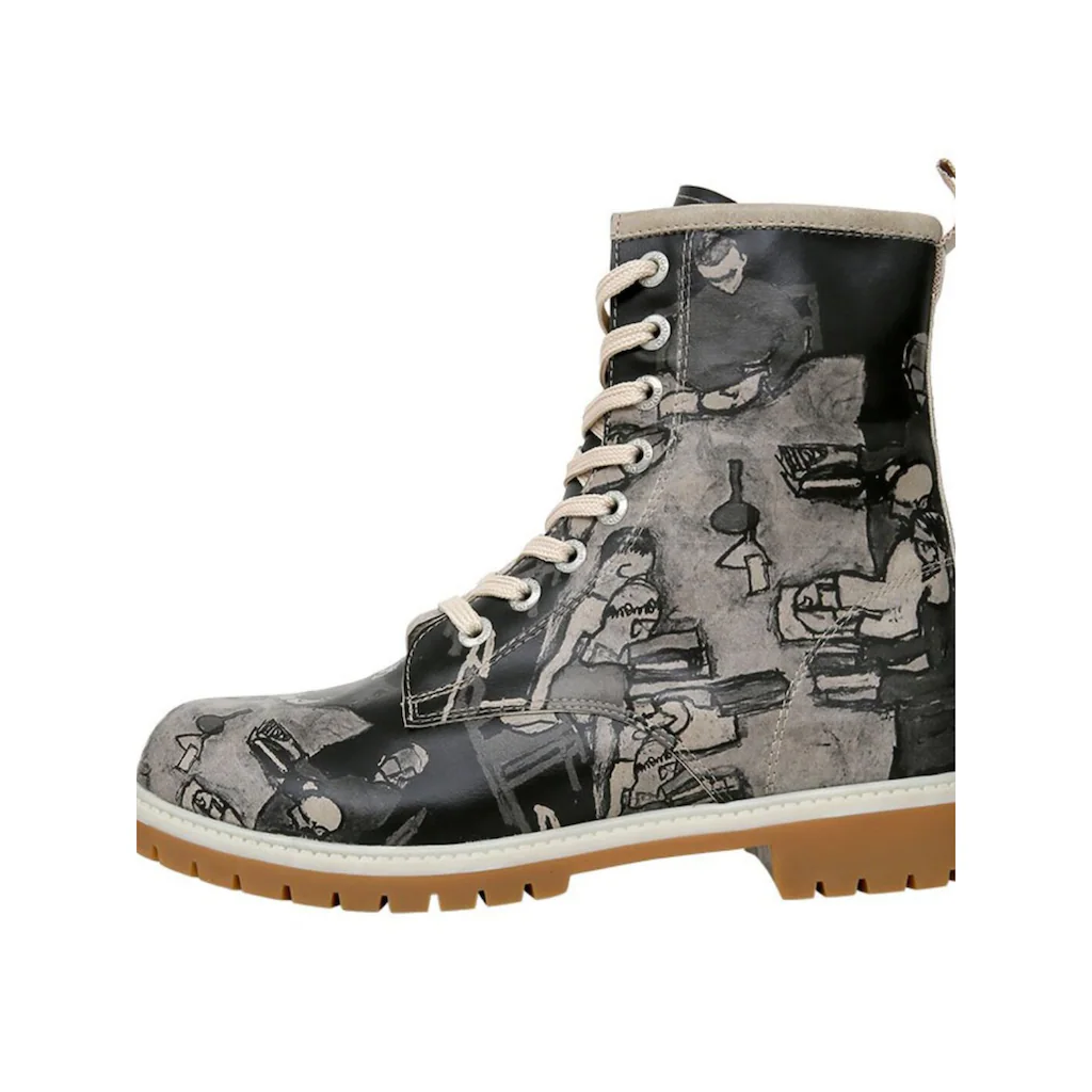 DOGO Schnürboots »Damen Boots Supper Blackwhite Vegan Damen Boots / Female« Vegan online bestellen