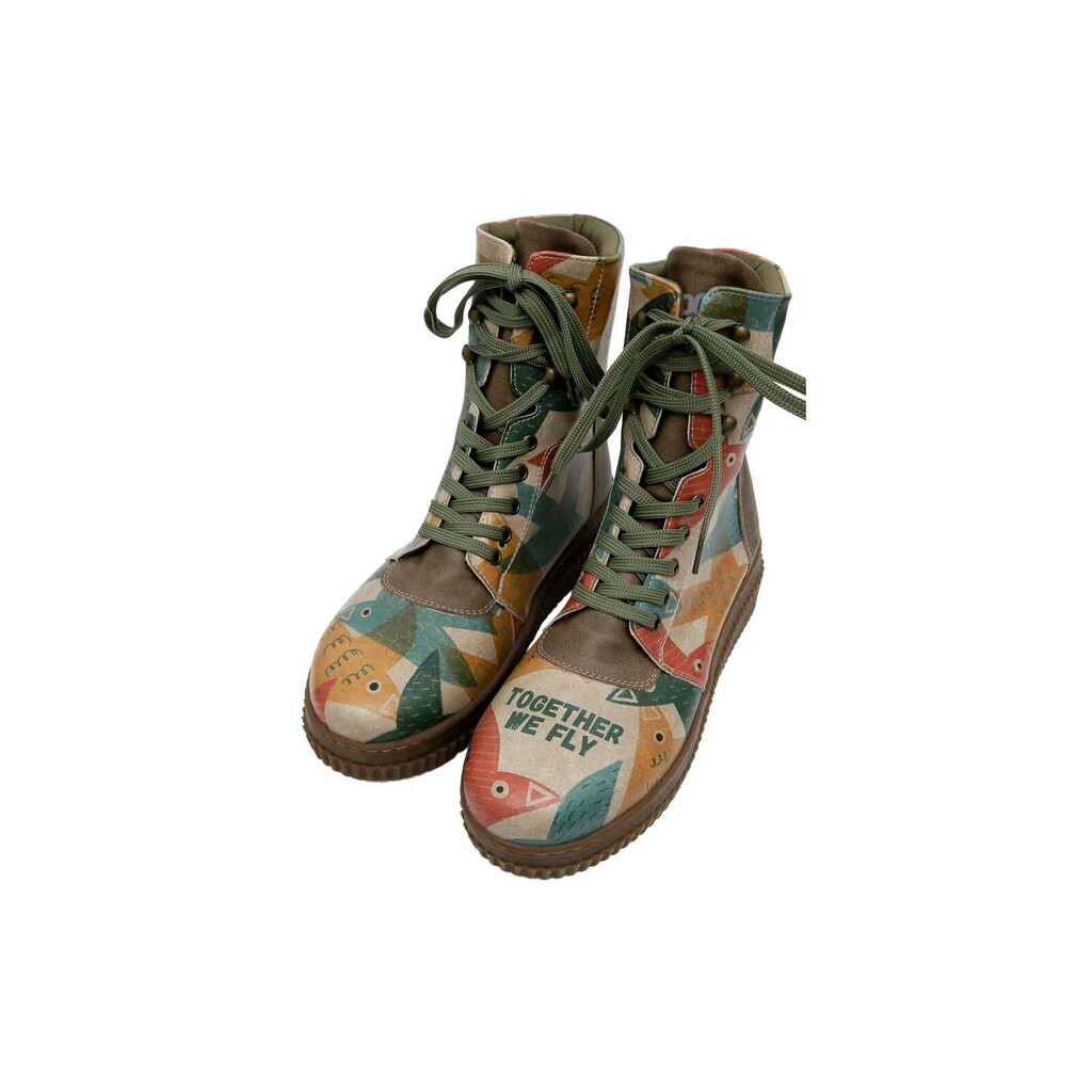 DOGO Schnürboots »Damen Future Boots Together We Fly Vegan Damen Boots / Female« Vegan ▷ Für