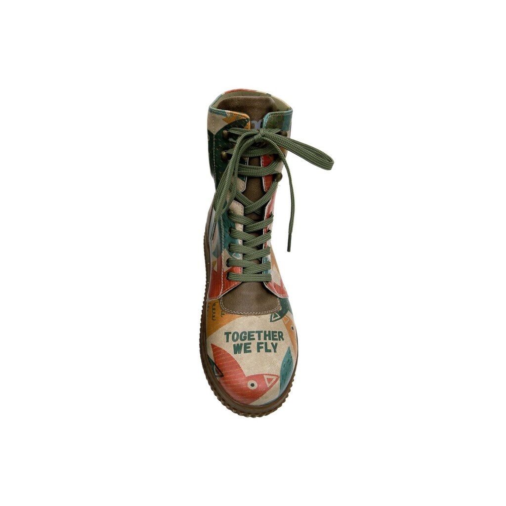 DOGO Schnürboots »Damen Future Boots Together We Fly Vegan Damen Boots / Female« Vegan ▷ Für