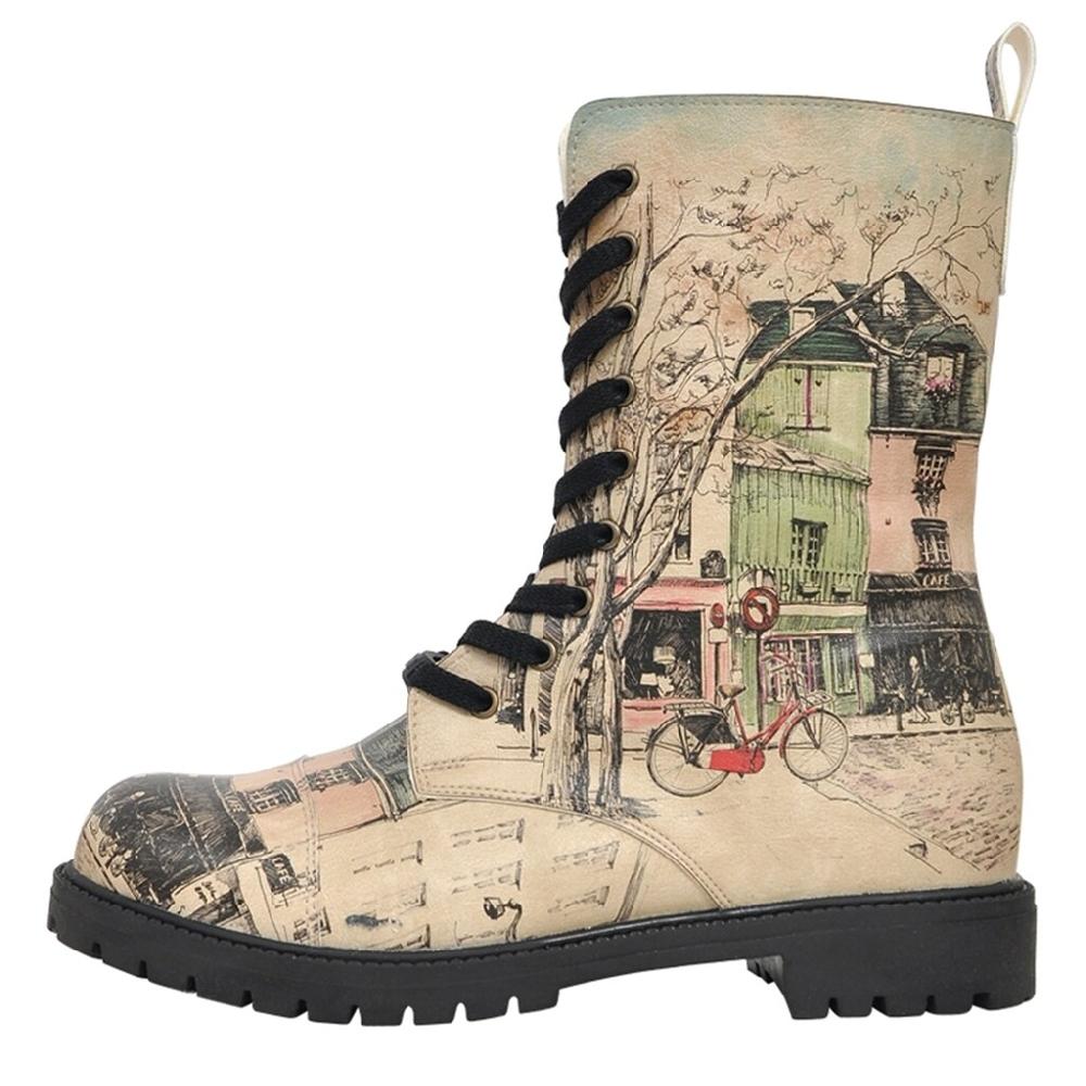 DOGO Schnürboots »Damen Zipsy Bonjour Paris Vegan Damen Stiefel / Female« Vegan kaufen