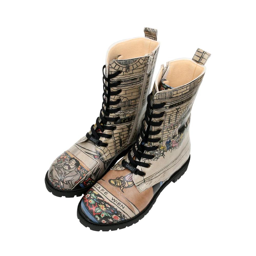 DOGO Schnürboots »Damen Zipsy Cafe Wien Vegan Damen Stiefel / Female« Vegan Bestellen