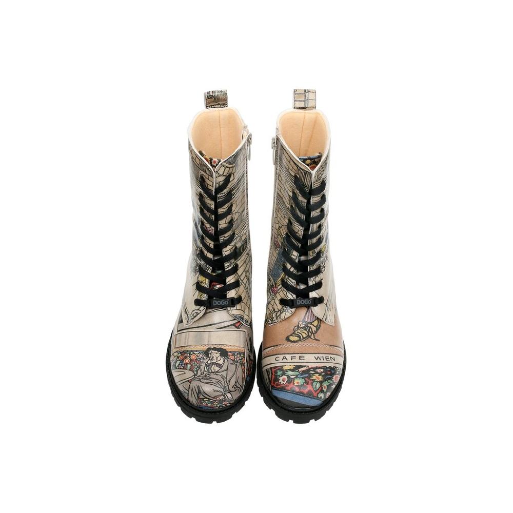 DOGO Schnürboots »Damen Zipsy Cafe Wien Vegan Damen Stiefel / Female« Vegan Bestellen