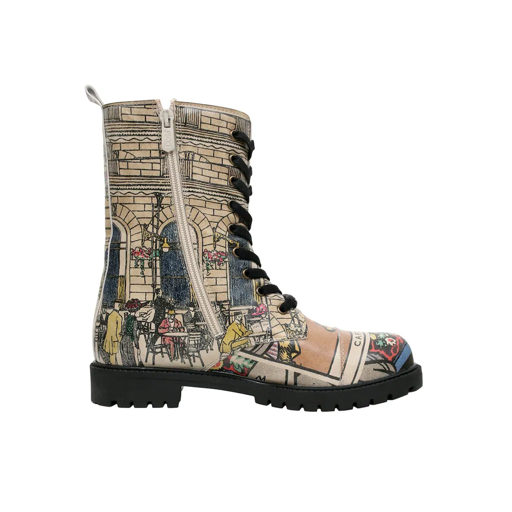 DOGO Schnürboots »Damen Zipsy Cafe Wien Vegan Damen Stiefel / Female« Vegan Bestellen