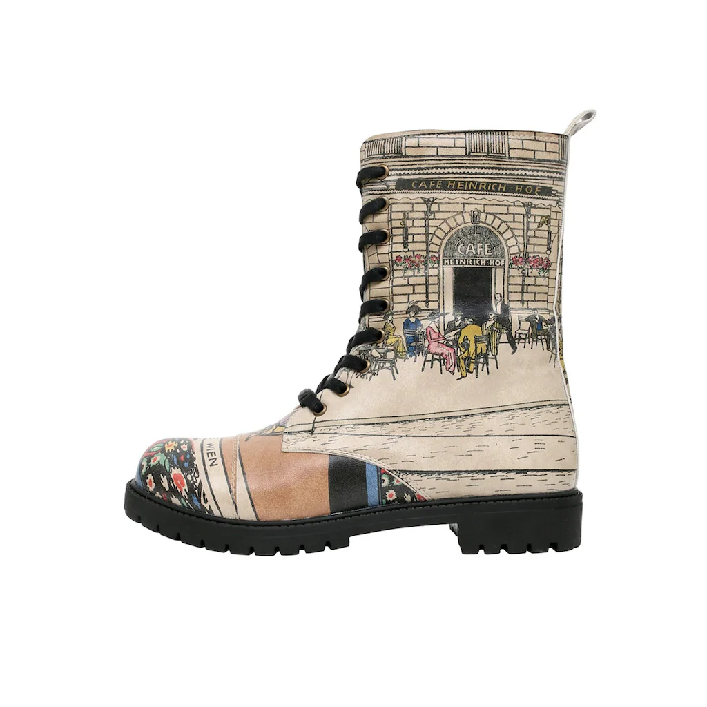 DOGO Schnürboots »Damen Zipsy Cafe Wien Vegan Damen Stiefel / Female« Vegan bestellen