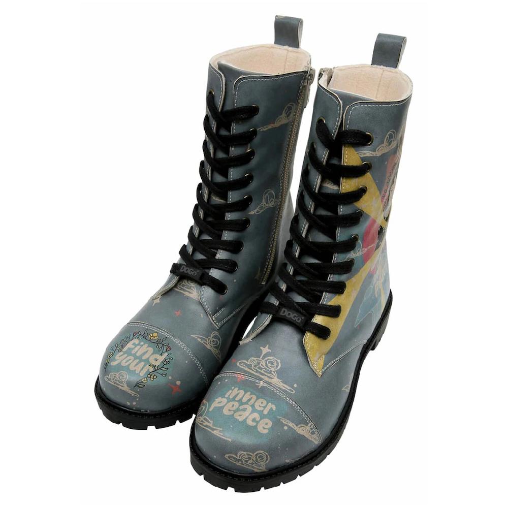 DOGO Schnürboots »Damen Zipsy Find Your Inner Peace Vegan Damen Stiefel / Female« Vegan Online Bestellen