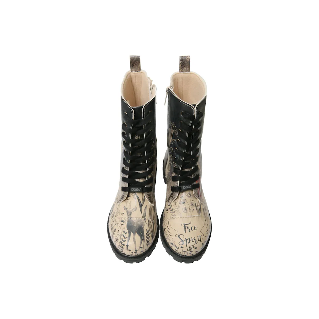 DOGO Schnürboots »Damen Zipsy Free Spirit Vegan Damen Stiefel / Female« Vegan ▷ Für