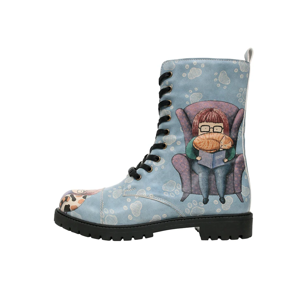 DOGO Schnürboots »Damen Zipsy I Have Cattitude Vegan Damen Stiefel / female« Vegan online bestellen
