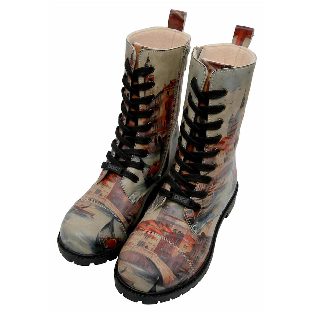 DOGO Schnürboots »Damen Zipsy Venice Vegan Damen Stiefel / Female« Vegan Online Bestellen