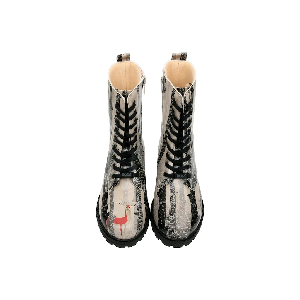 DOGO Schnürboots »Damen Zipsy You Are The Colour Of My Life Vegan Damen Stiefel /« Vegan Online Kaufen