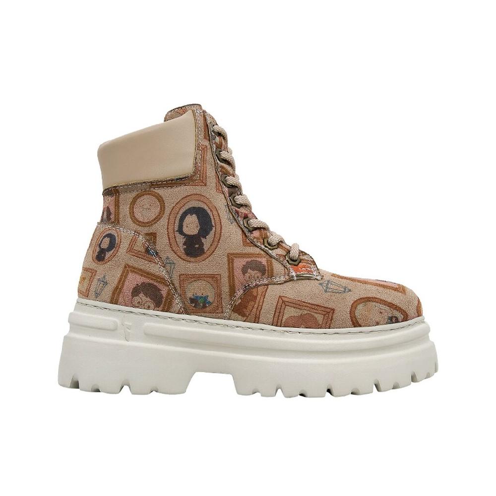 DOGO Schnürstiefelette »Damen Nimble Frames-Of-Hogwarts Vegan Damen Boots / Female« Vegan ▷ Für
