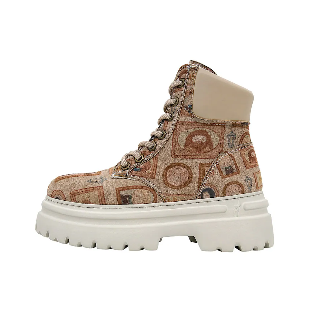 DOGO Schnürstiefelette »Damen Nimble Frames-Of-Hogwarts Vegan Damen Boots / Female« Vegan ▷ für