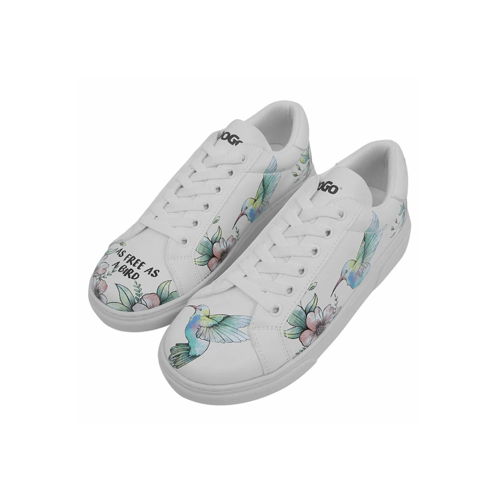 DOGO Sneaker »Damen Ace Sneakers As Free As A Bird Vegan Damen Sneaker /« Vegan