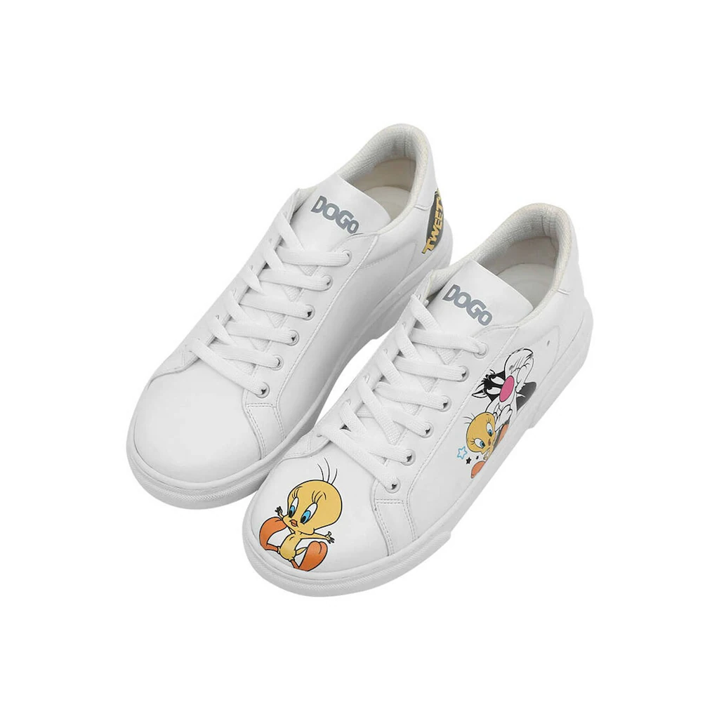 DOGO Sneaker »Damen Ace Sneakers Best Of Tweety And Sylvester Vegan Damen Snea« Vegan