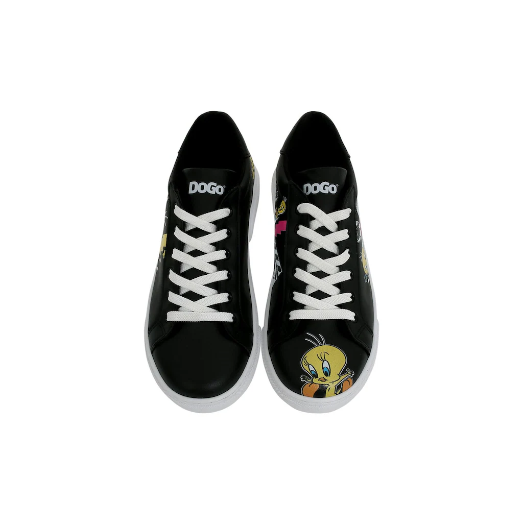 DOGO Sneaker »Damen Ace Sneakers Best Of Tweety And Sylvester Vegan Damen Snea« Vegan