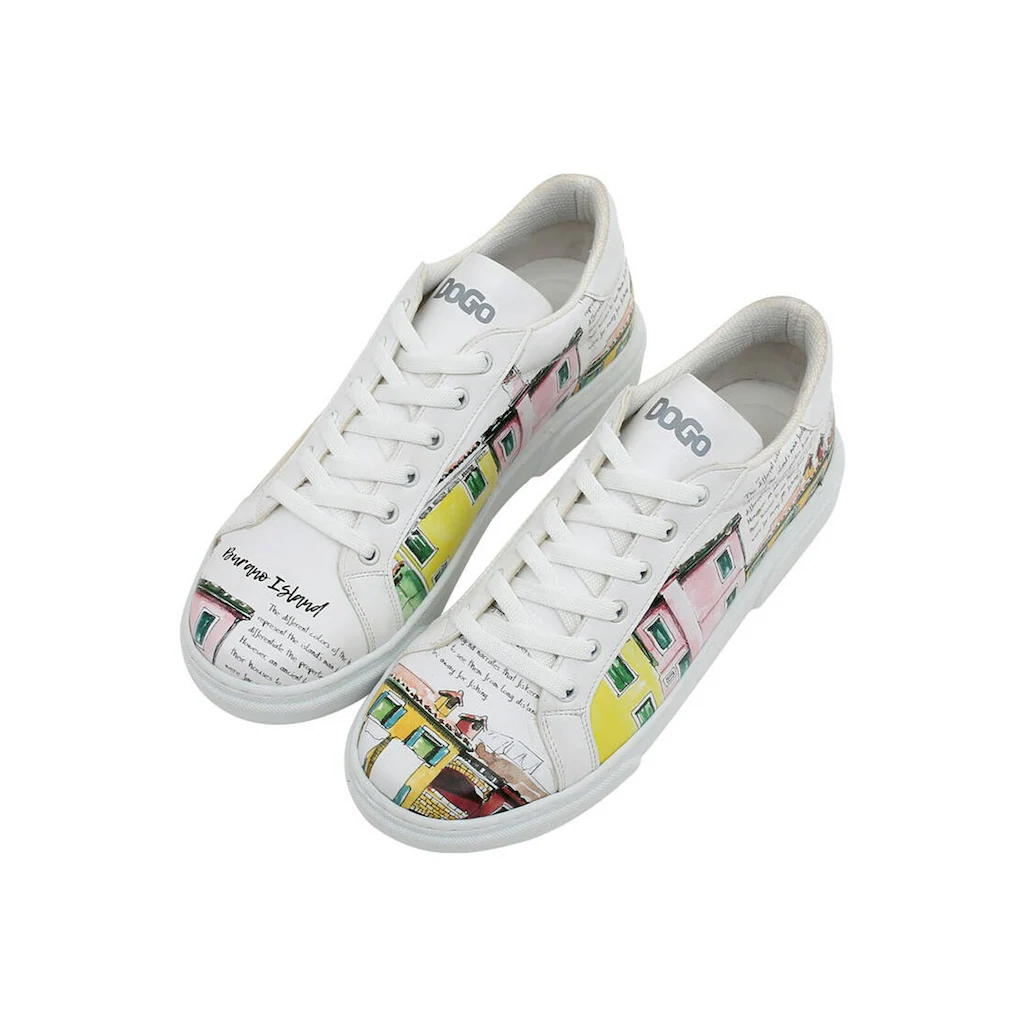 DOGO Sneaker »Damen Ace Sneakers Burano Island Vegan Damen Sneaker / Female« Vegan Online Bestellen
