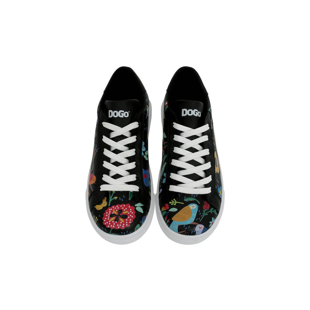 DOGO Sneaker »Damen Ace Sneakers Flowers & Birds Vegan Damen Sneaker / Female« Vegan