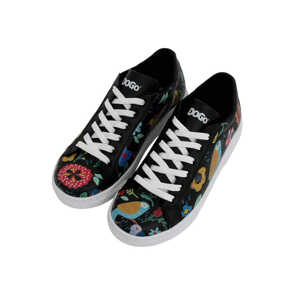 DOGO Sneaker »Damen Ace Sneakers Flowers & Birds Vegan Damen Sneaker / Female« Vegan