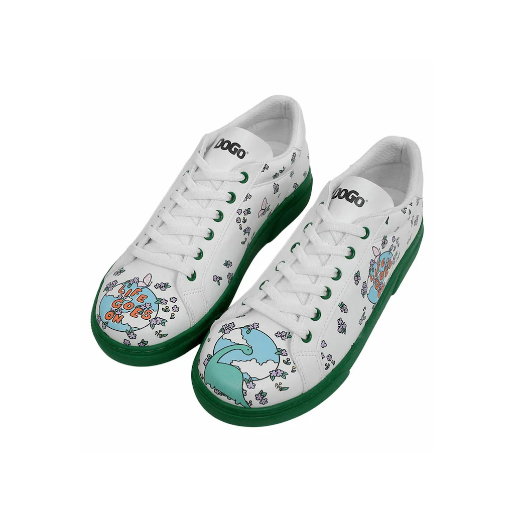 DOGO Sneaker »Damen Ace Sneakers Life Goes On Vegan Damen Sneaker / Female« Vegan