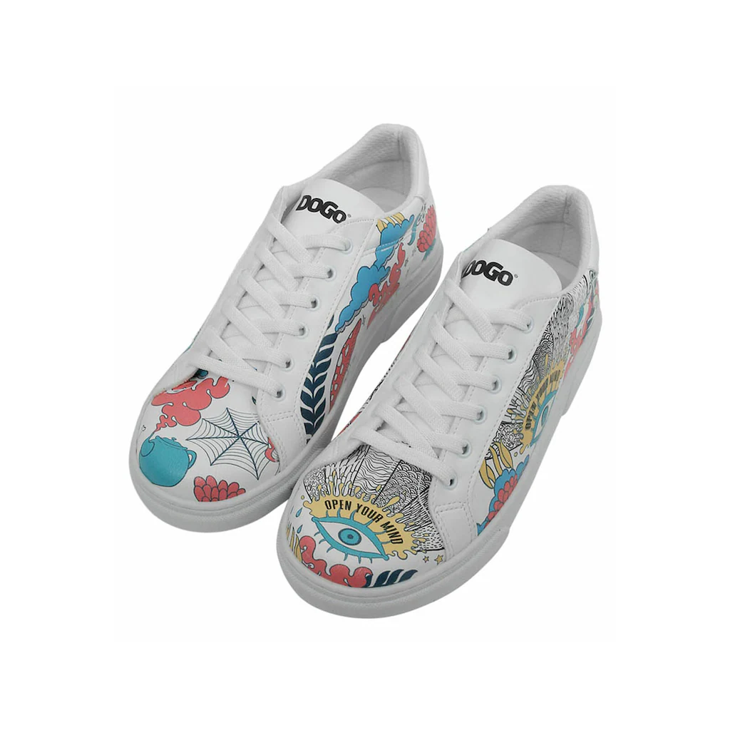 DOGO Sneaker »Damen Ace Sneakers Open Your Mind Vegan Damen Sneaker / Female« Vegan