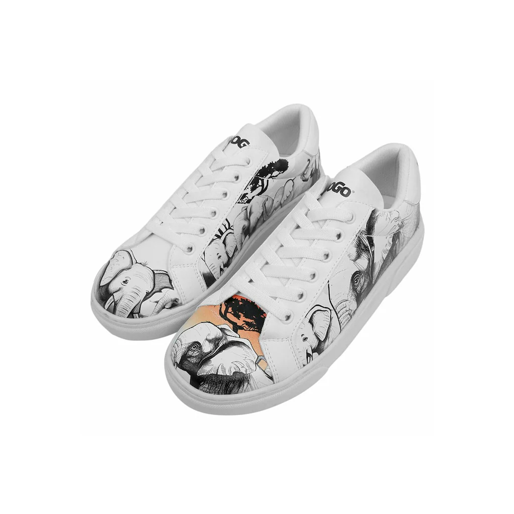 DOGO Sneaker »Damen Ace Sneakers Sunset Animals Vegan Damen Sneaker / Female« Vegan