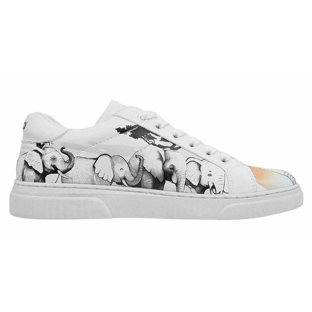DOGO Sneaker »Damen Ace Sneakers Sunset Animals Vegan Damen Sneaker / Female« Vegan