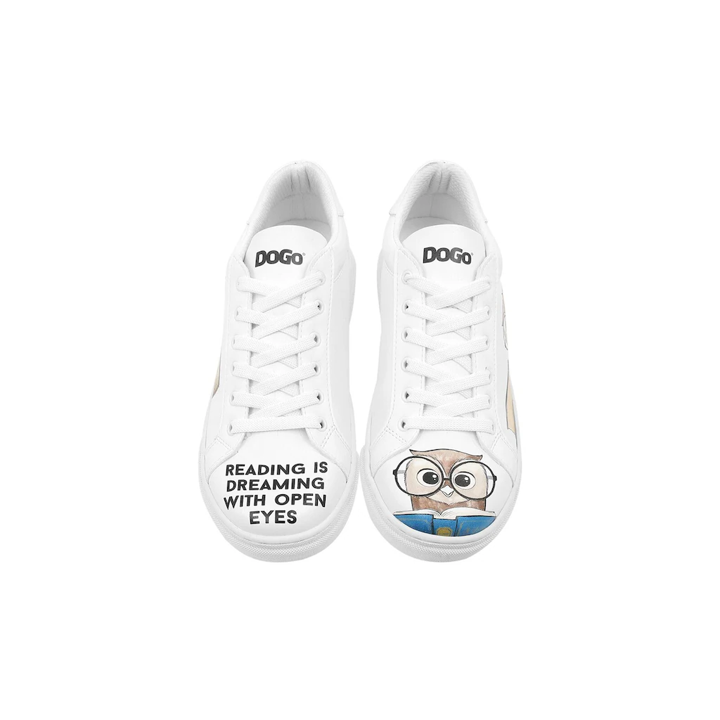 DOGO Sneaker »Damen Ace Sneakers The Wise Owl Vegan Damen Sneaker / Female« Vegan
