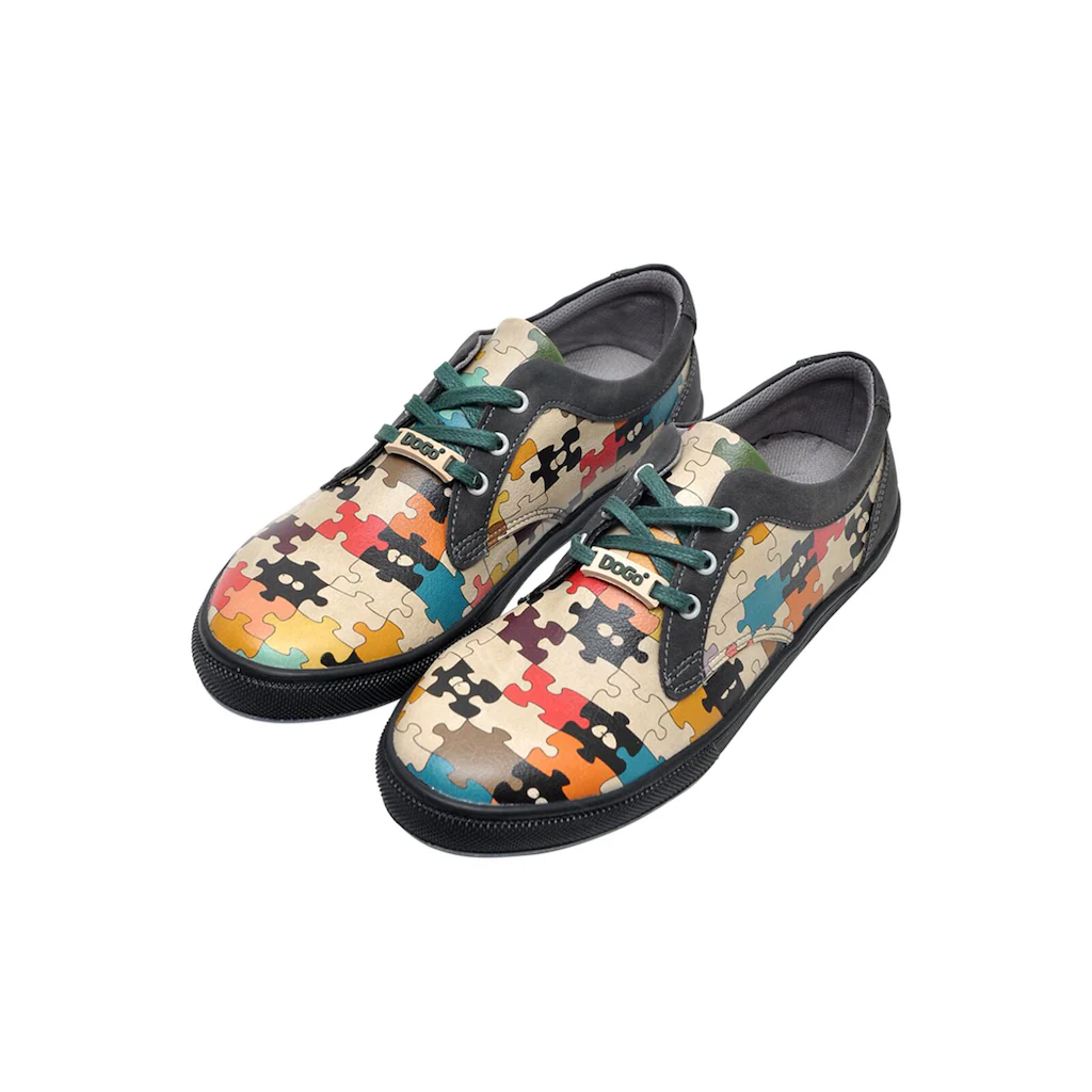 DOGO Sneaker »Damen Cord In The Puzzle Vegan Damen Sneaker / Female« Vegan