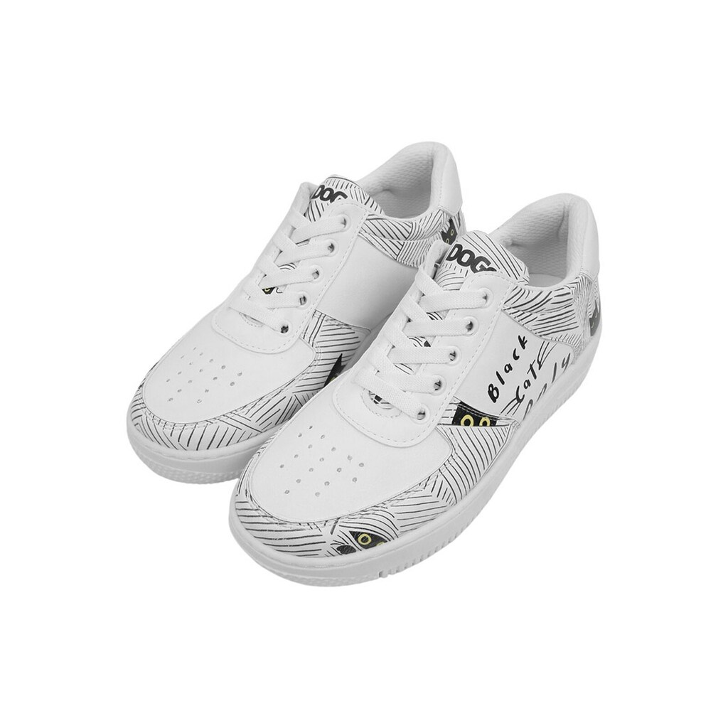 DOGO Sneaker »Damen Dice Sneakers Black Cats Only Vegan Damen Sneaker / Female« Vegan