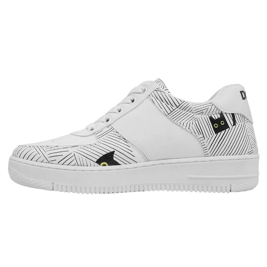 DOGO Sneaker »Damen Dice Sneakers Black Cats Only Vegan Damen Sneaker / Female« Vegan