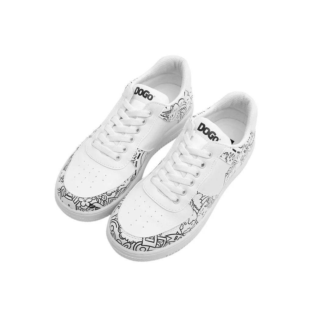 DOGO Sneaker »Damen Dice Sneakers Bon Voyage Vegan Damen Sneaker / Female« Vegan