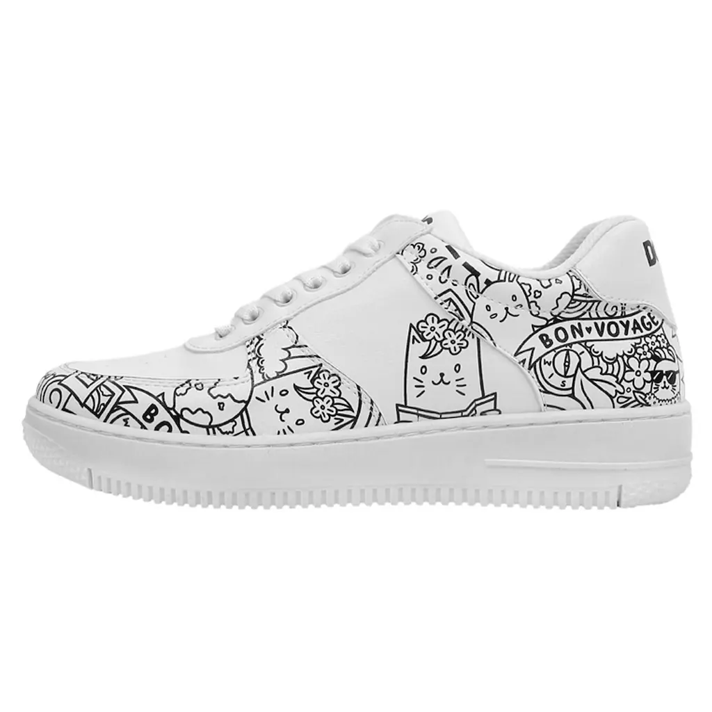 DOGO Sneaker »Damen Dice Sneakers Bon Voyage Vegan Damen Sneaker / Female« Vegan
