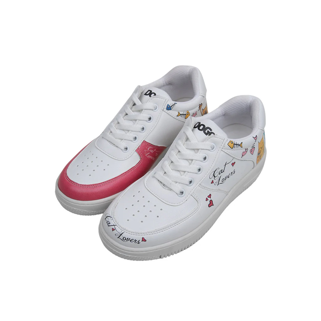 DOGO Sneaker »Damen Dice Sneakers Cat Lovers Vegan Damen Sneaker / Female« Vegan