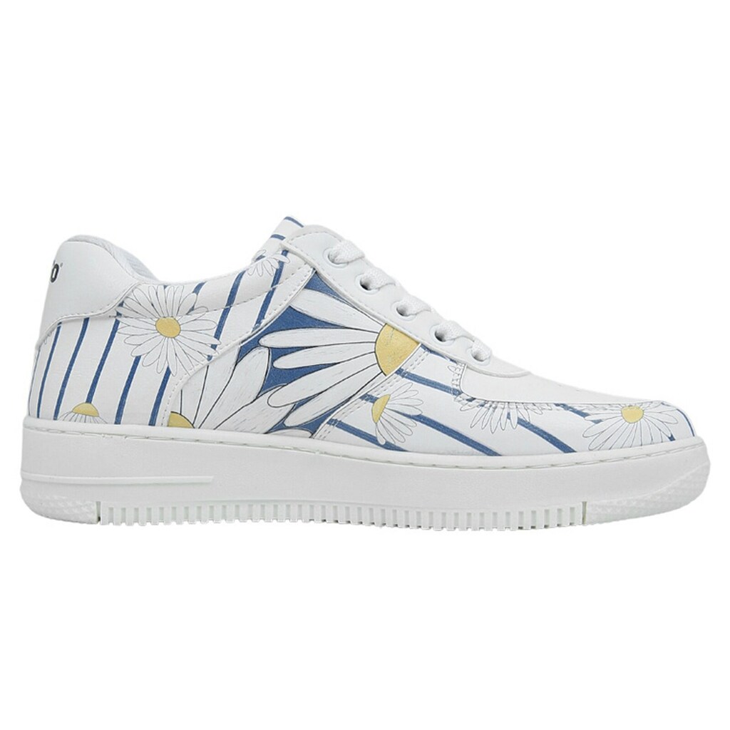 DOGO Sneaker »Damen Dice Sneakers Daisy Stripes Vegan Damen Sneaker / Female« Vegan
