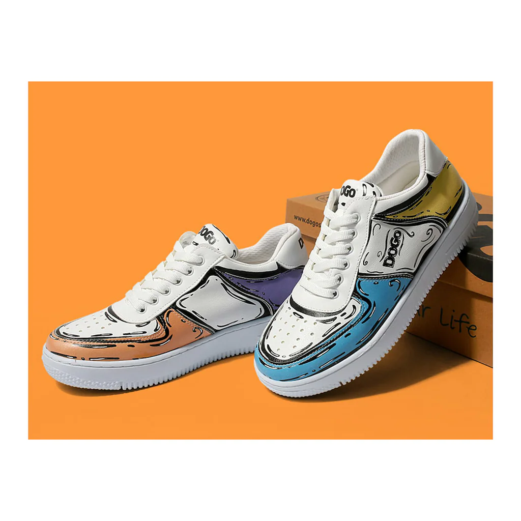 DOGO Sneaker »Damen Dice Sneakers Dogo Sketch Vegan Damen Sneaker / Female« Vegan Auf Rechnung Bestellen