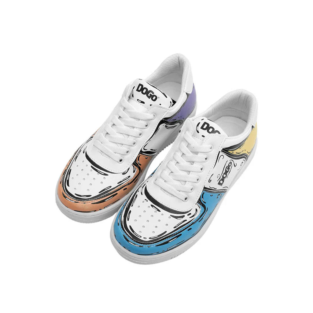 DOGO Sneaker »Damen Dice Sneakers Dogo Sketch Vegan Damen Sneaker / Female« Vegan Auf Rechnung Bestellen