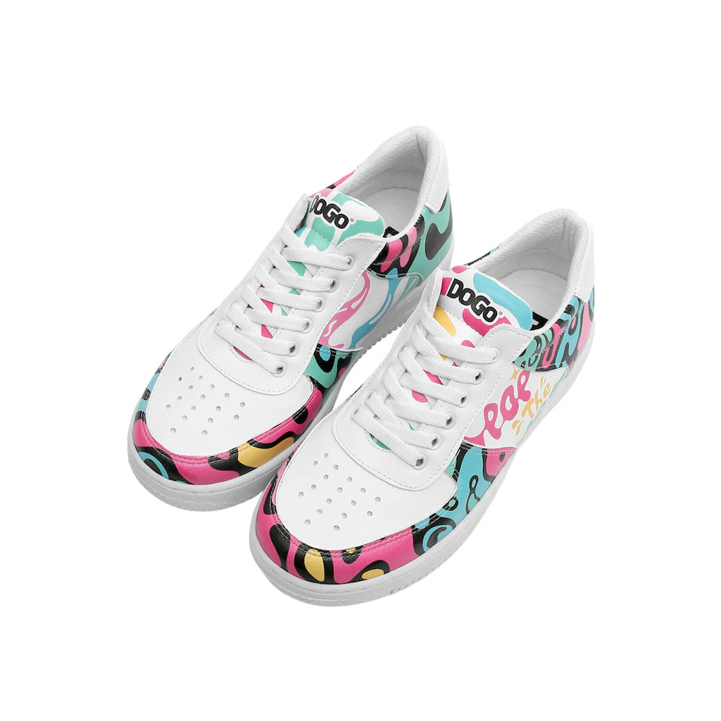 DOGO Sneaker »Damen Dice Sneakers Pop The Art Vegan Damen Sneaker / Female« Vegan