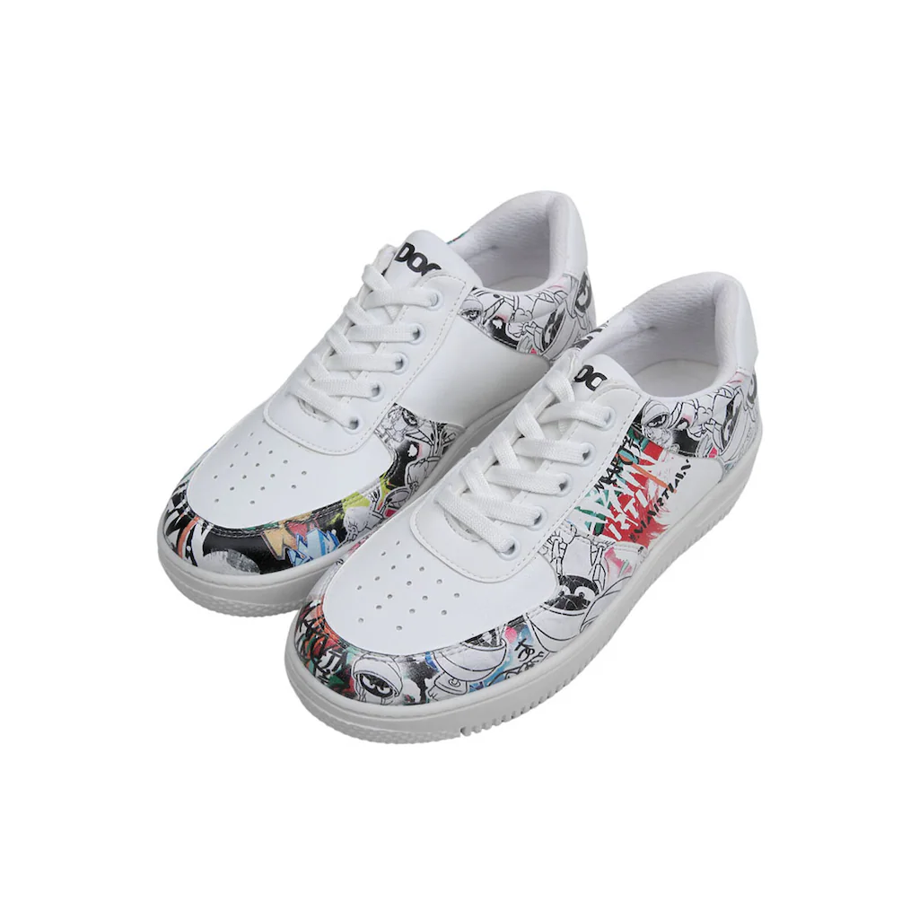 DOGO Sneaker »Damen Dice Wb Sneakers Marvin The Martian Stencil Vegan Damen Sn« Vegan